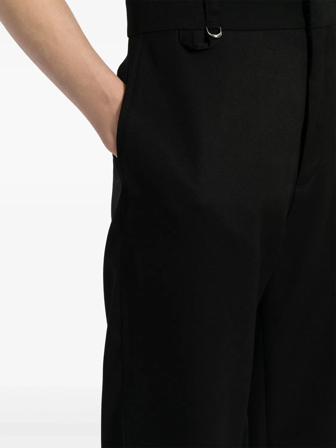 Утонченные брюки Le Pantalon Melo Jacquemus, черный — фото 4