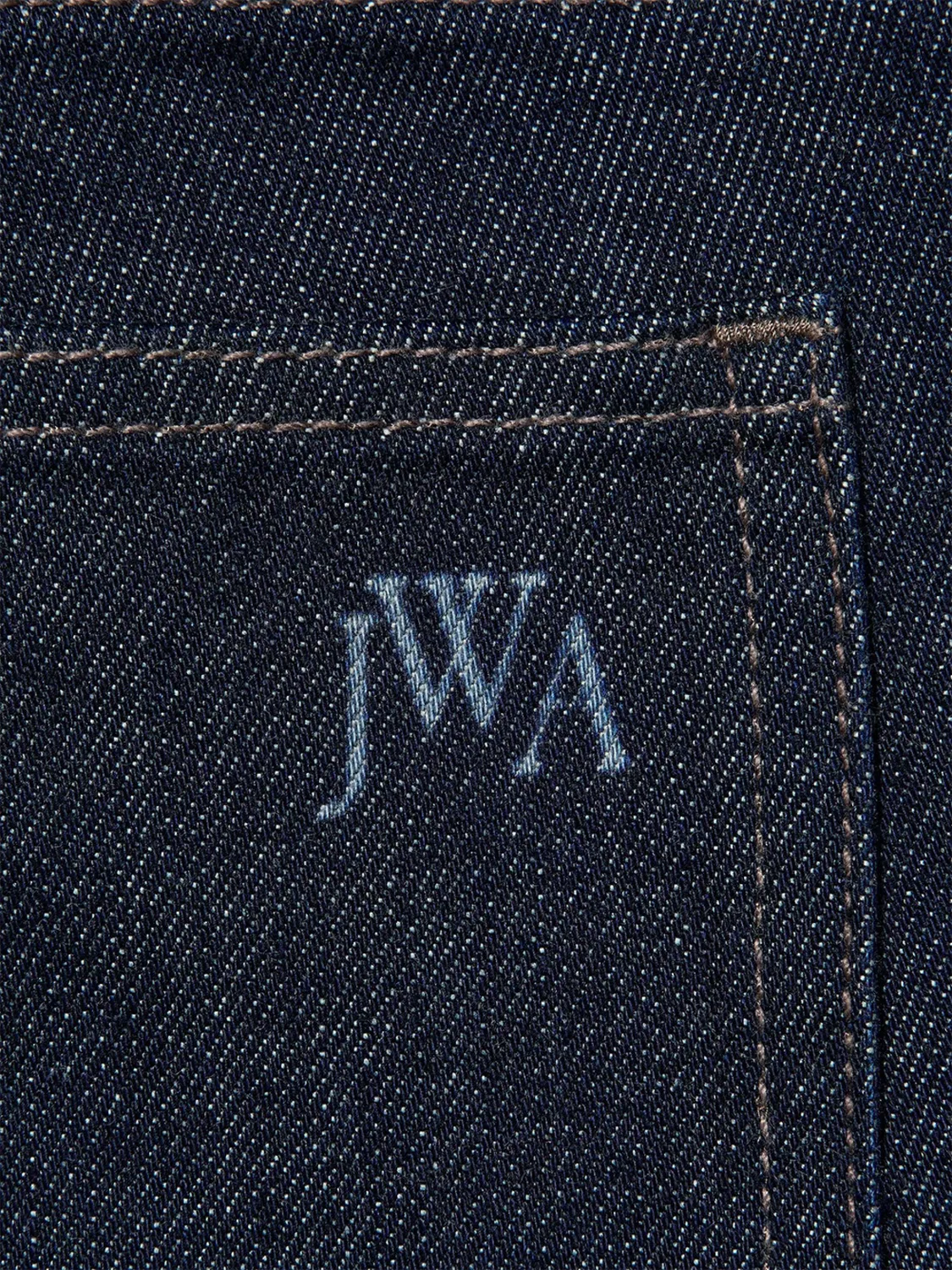Джинсы прямого кроя удлиненные Uniqlo x JW Anderson, 69 темно-синий — фото 4