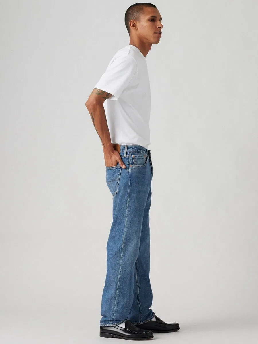 Брюки LEVI'S Regular '501' синего цвета — фото 4