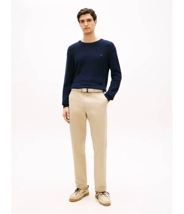 Мужские брюки-чинос зауженные Harlem Tommy Hilfiger, бежевый — фото 2