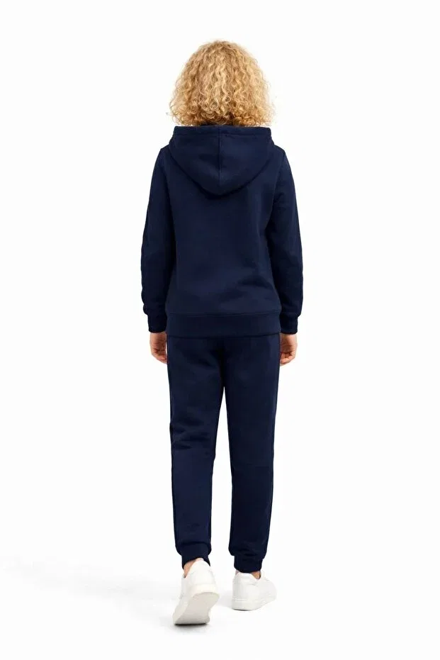 Детский комплект толстовки и штанов на молнии с капюшоном Vandelo, Navy Blue — фото 4