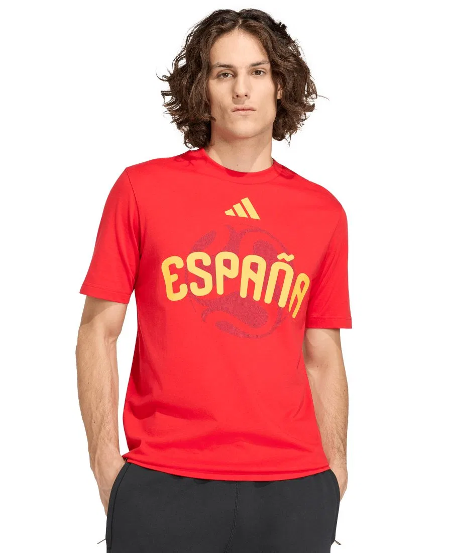 Футболка с принтом FIFA World Cup 2026 Spain adidas, Red