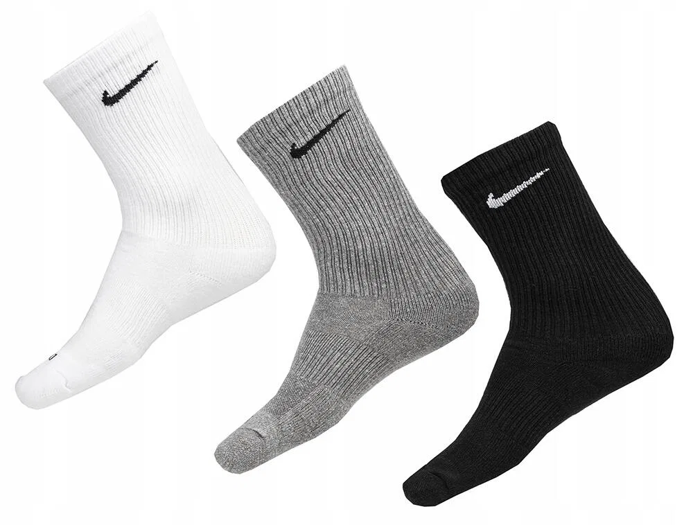 Детские носки с усиленной амортизацией Nike Everyday Plus Cushioned, 3er-Pack, Цвет Bunt