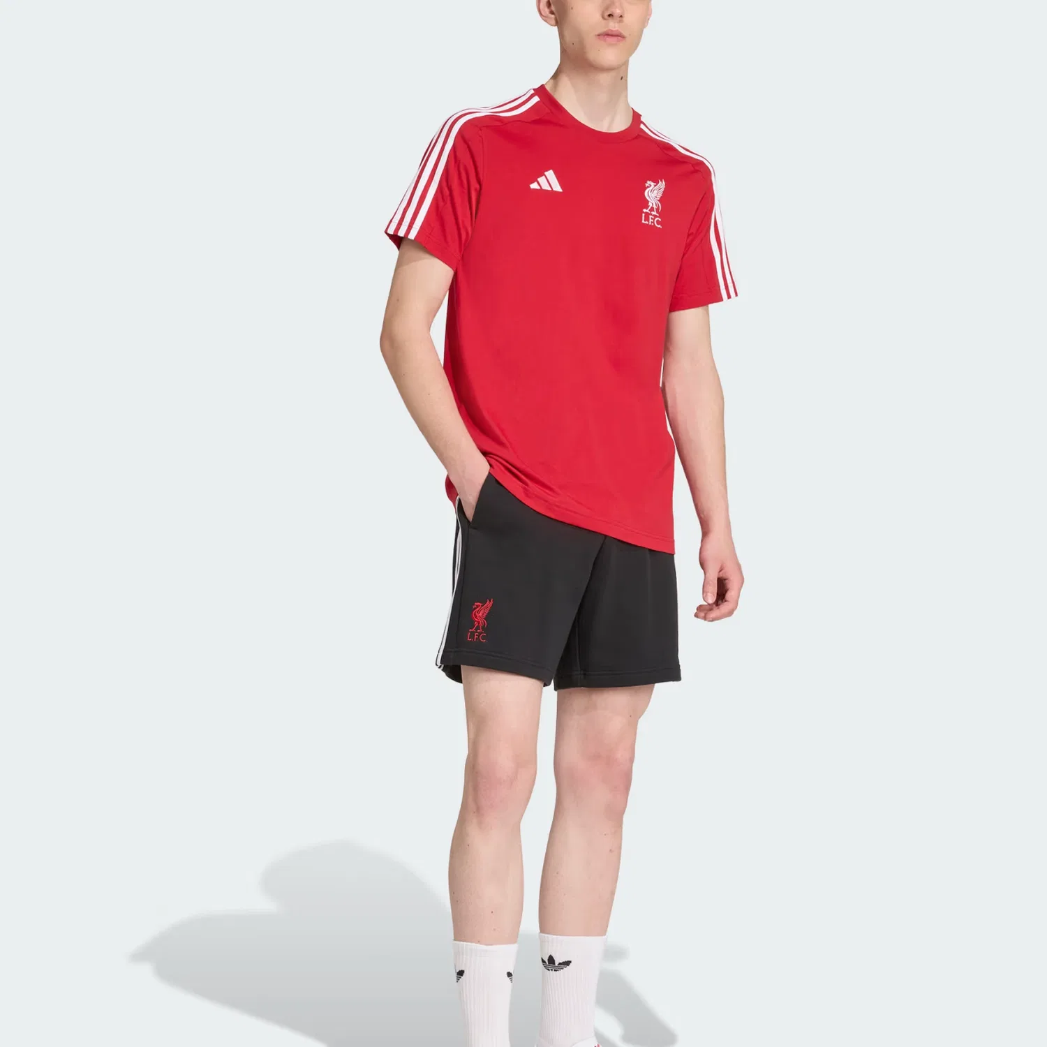 Футболка Liverpool FC DNA, Adidas, Strawberry Red — фото 2