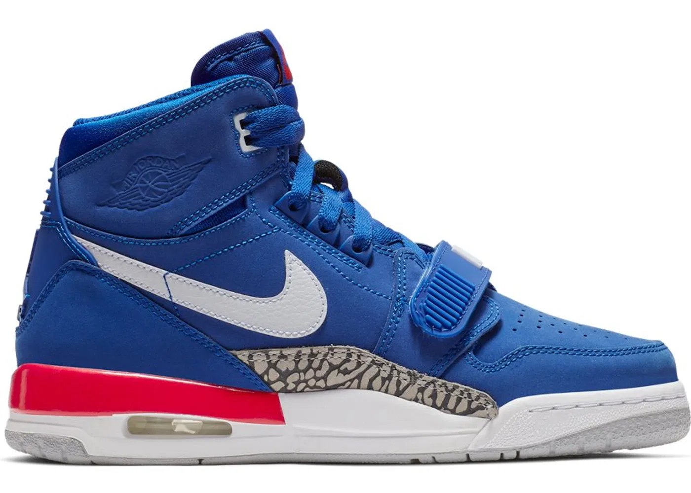 Детские кроссовки Lifestyle Jordan Legacy 312 Jordan, Bright Blue/White-University Red