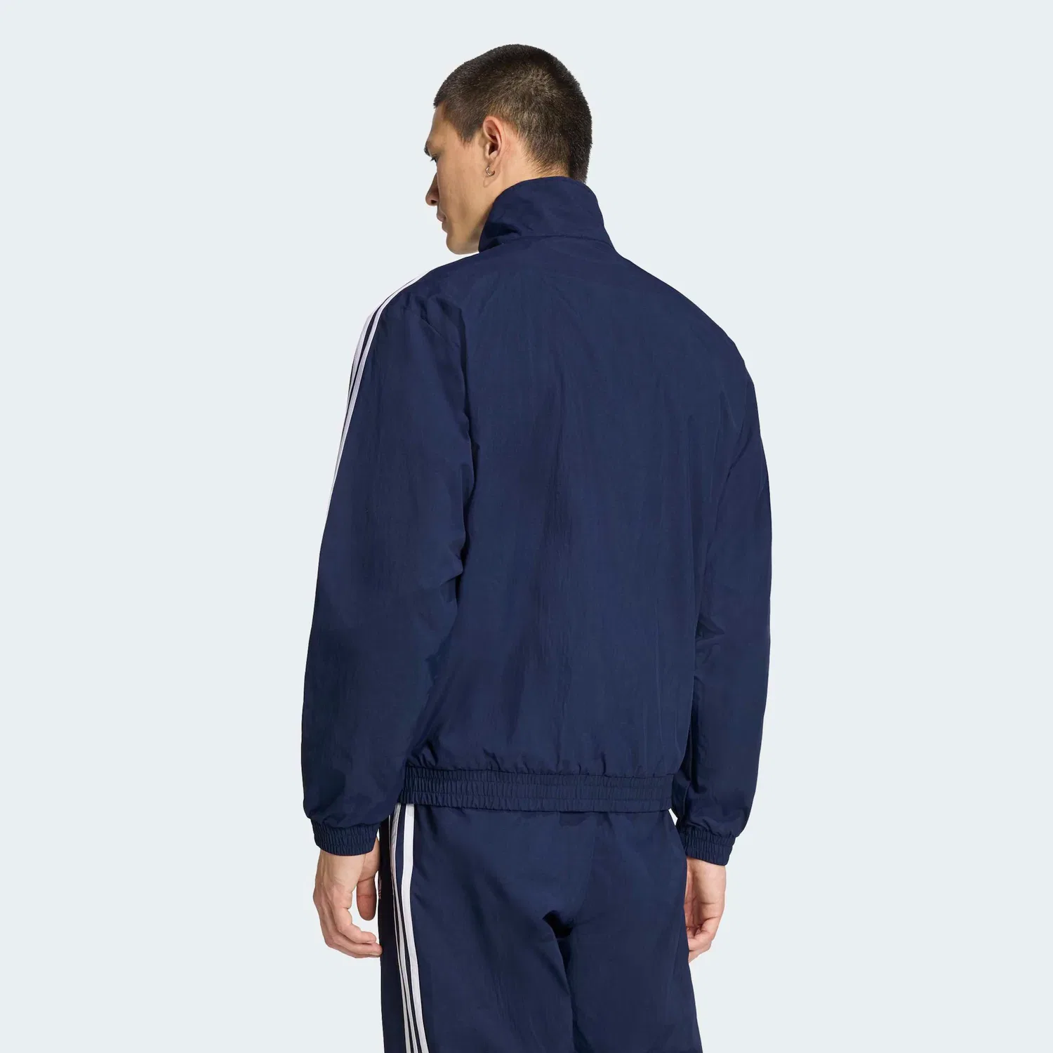 Мужская тренировочная куртка с воротником-стойкой Firebird Woven Track Adidas Originals, Night Indigo — фото 2