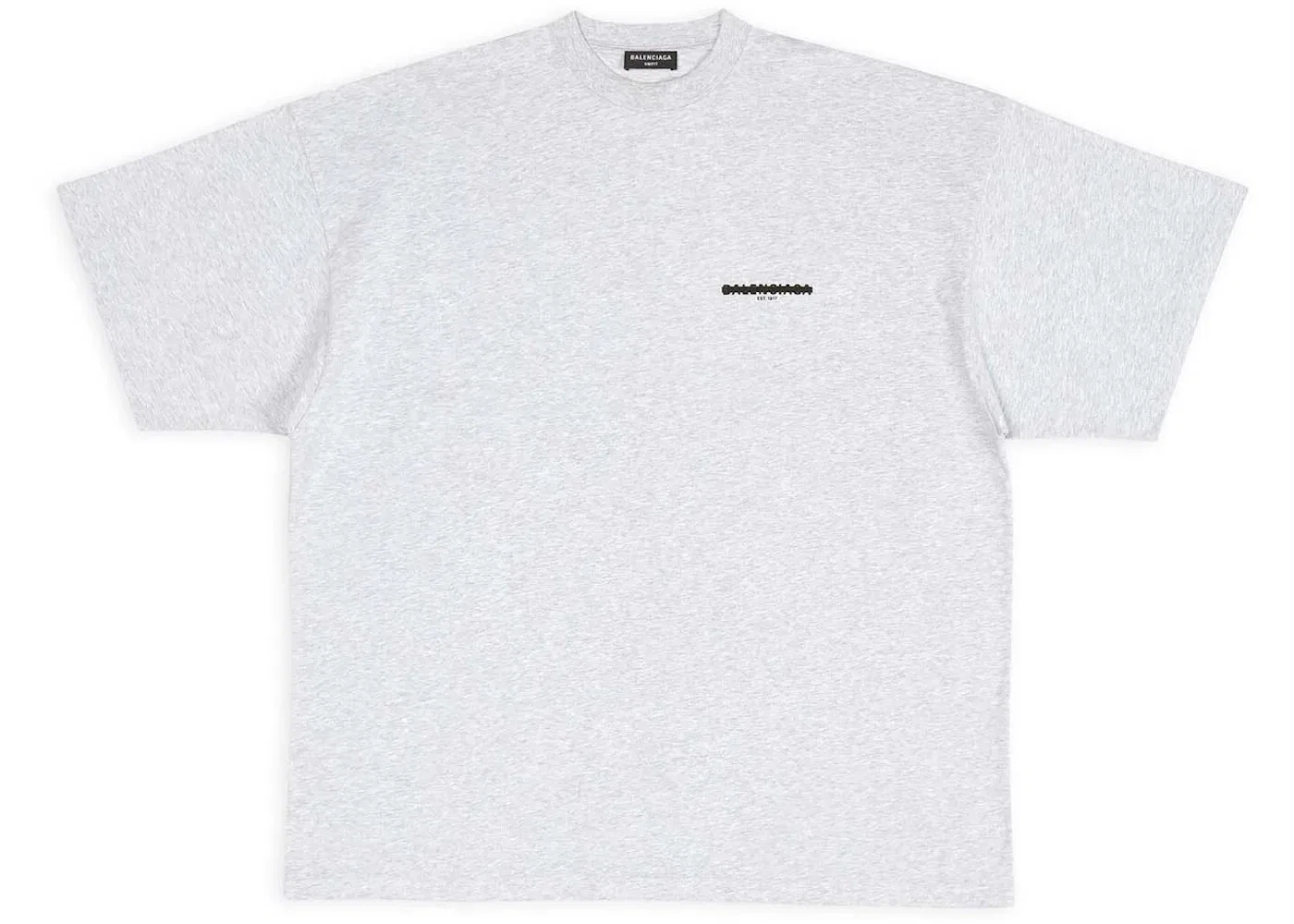 Мужская футболка оверсайз Balenciaga Strike 1917, Grey