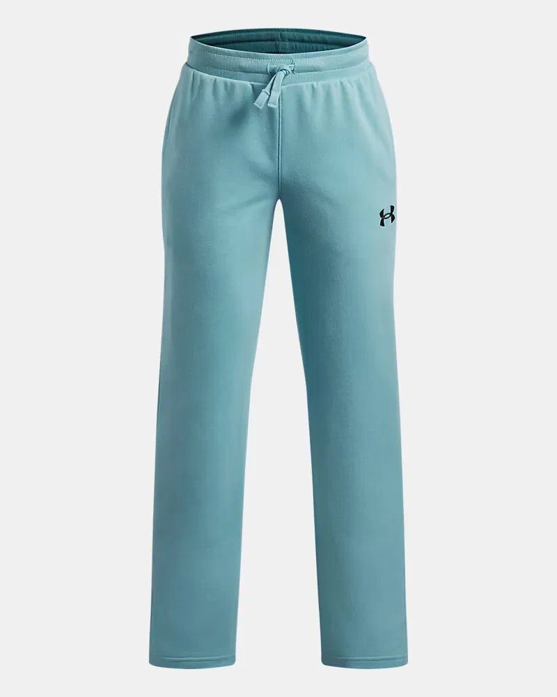 Штаны детские длина по внутреннему шву 66 см из легкого футера Rival Lightweight UnderArmour, Blue Haze/Black