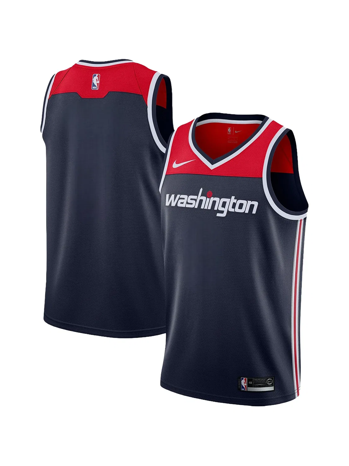 Топ Washington Wizards Swingman Nike, синий — фото 2