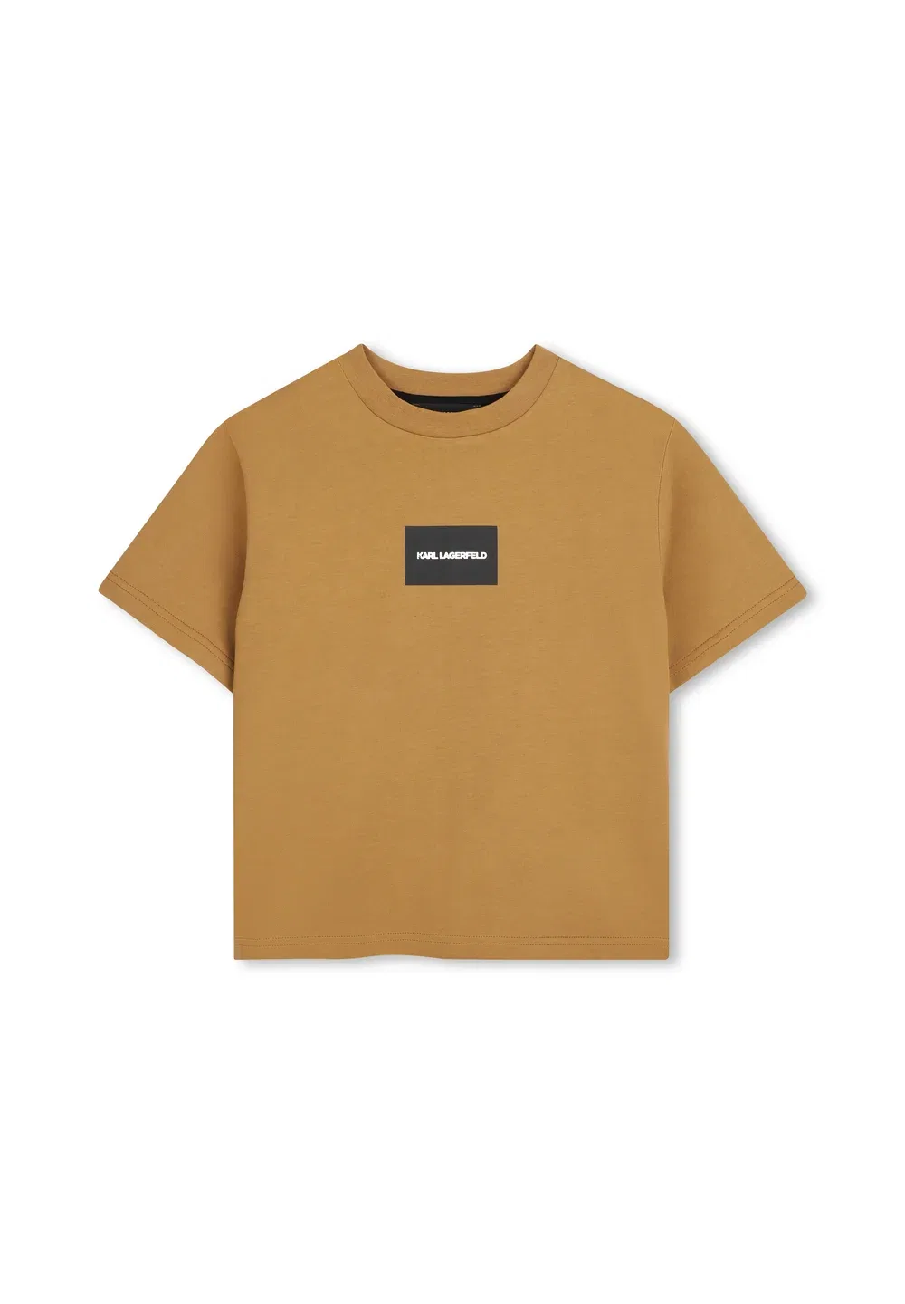 Футболка с короткими рукавами - футболка с принтом Karl Lagerfeld Kids, Light Chocolate Brown