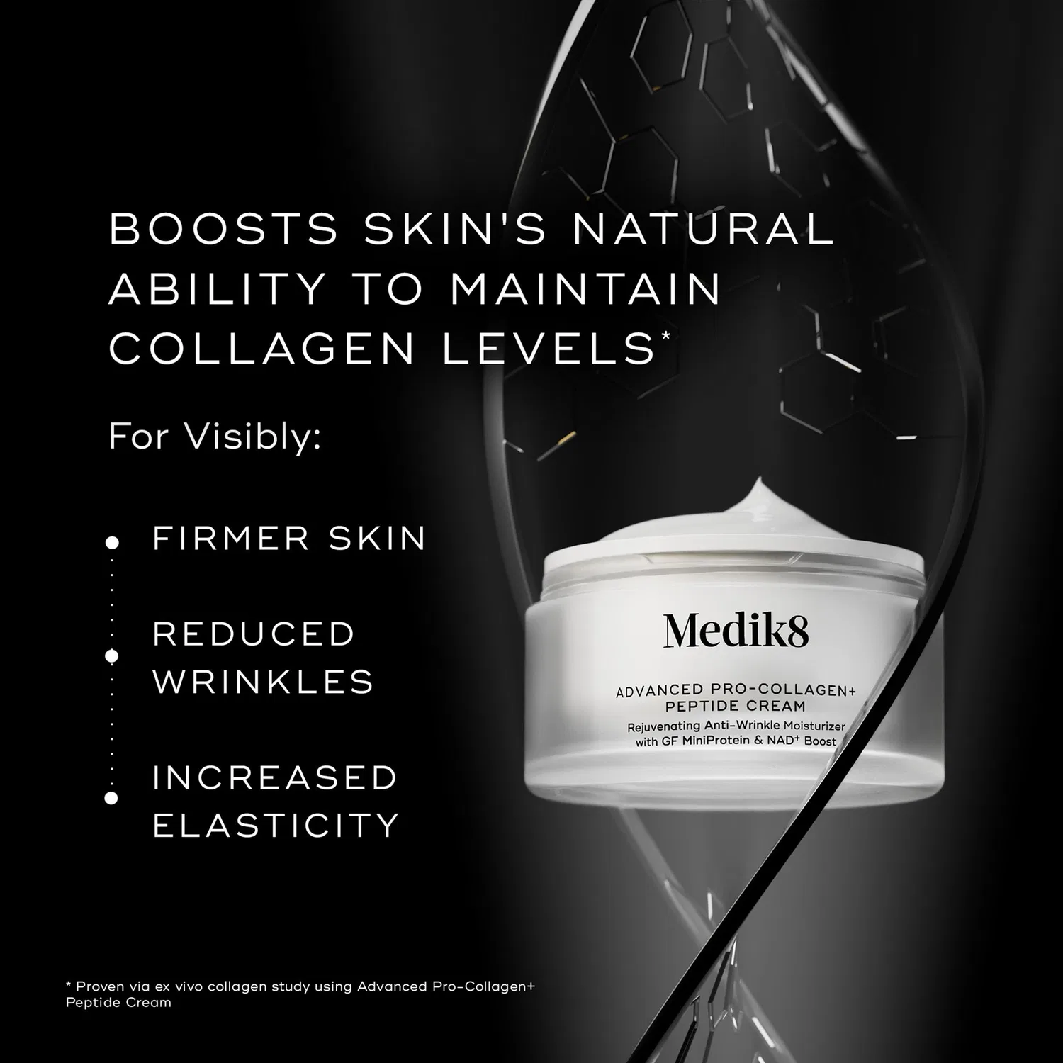 Крем антивозрастной с пептидами Advanced Pro-Collagen+ Peptide Cream Medik8, 48 мл — фото 2
