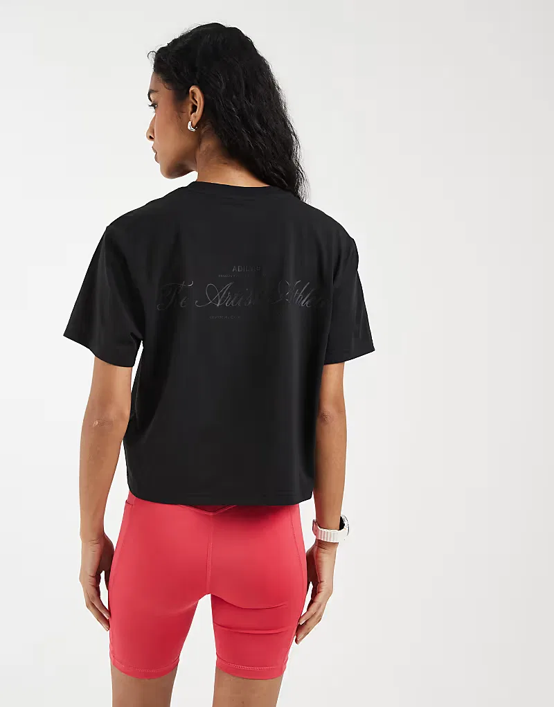 Шорты Adidas Training Optime Essentials 7 дюймов, розовые — фото 4