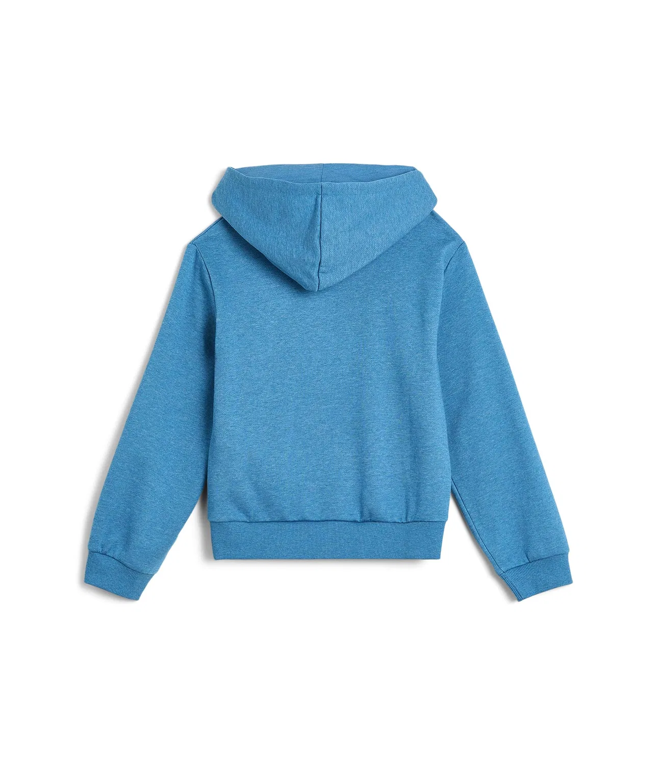 Толстовка Rival Fleece Hoodie (для детей постарше) Under Armour Kids, Aegean Blue Light Hthr/White — фото 2