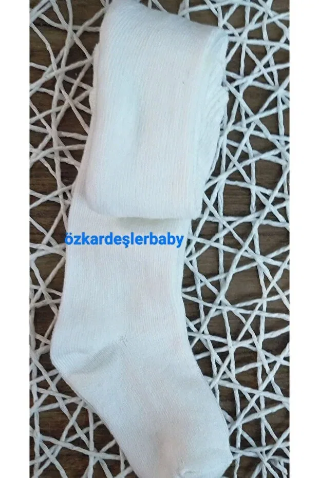 Детские колготки хлопковые Özkardeşler Baby, Cream Color