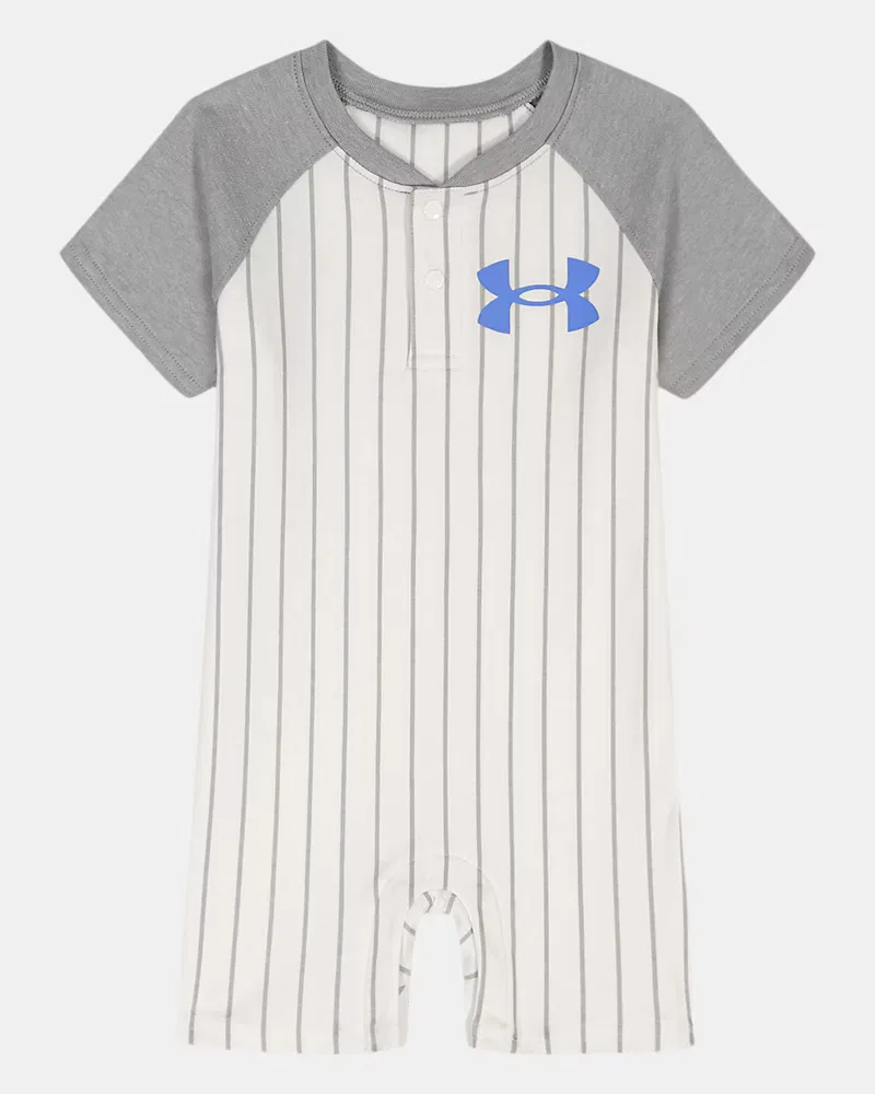 Комбинезон-шорты быстросохнущие из хлопка UA Baseball UnderArmour, Mod Gray/Horizon Blue