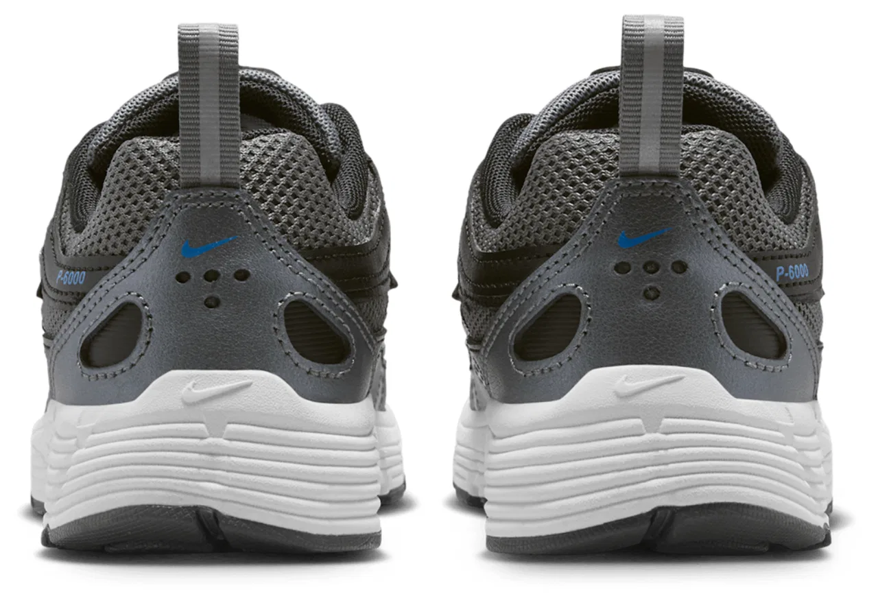 Кроссовки для мальчиков P-6000 Nike, цвет Smoke Grey/Dutch Blue/Black — фото 3