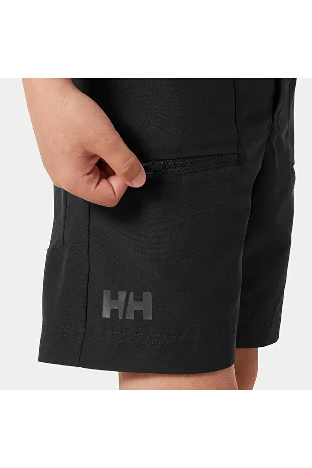 Детские шорты для девочек с принтом Helly Hansen, Black — фото 3