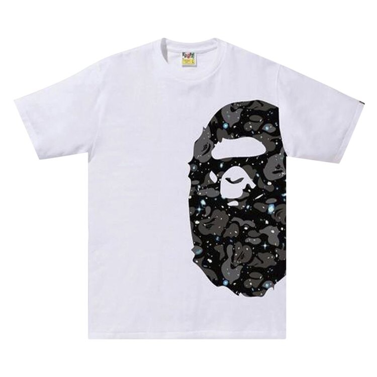 

Футболка BAPE Space Camo Side Big Ape Head T-Shirt 'White', белый