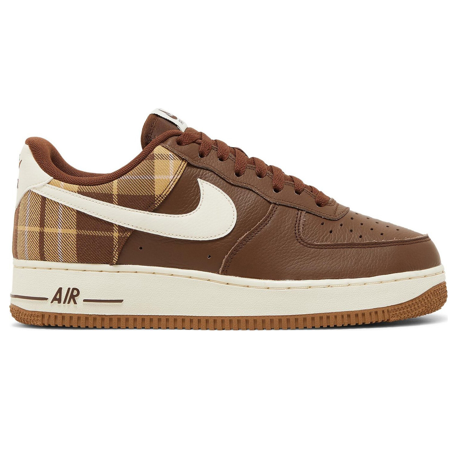 

Кроссовки Nike Air Force 1 '07 LX 'Cacao Plaid', коричневый