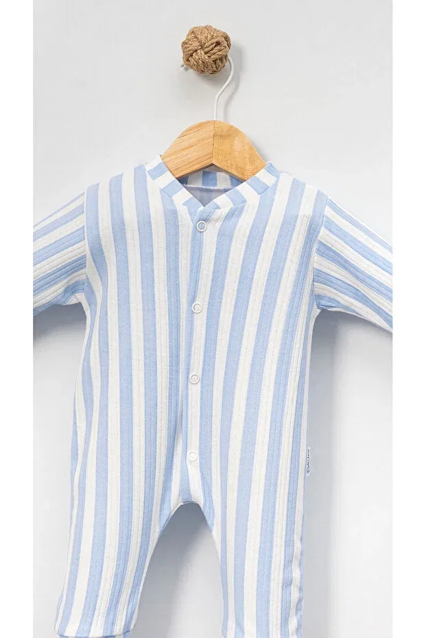 Детский комбинезон для девочек с длинным рукавом Neu Kids, Blue — фото 4