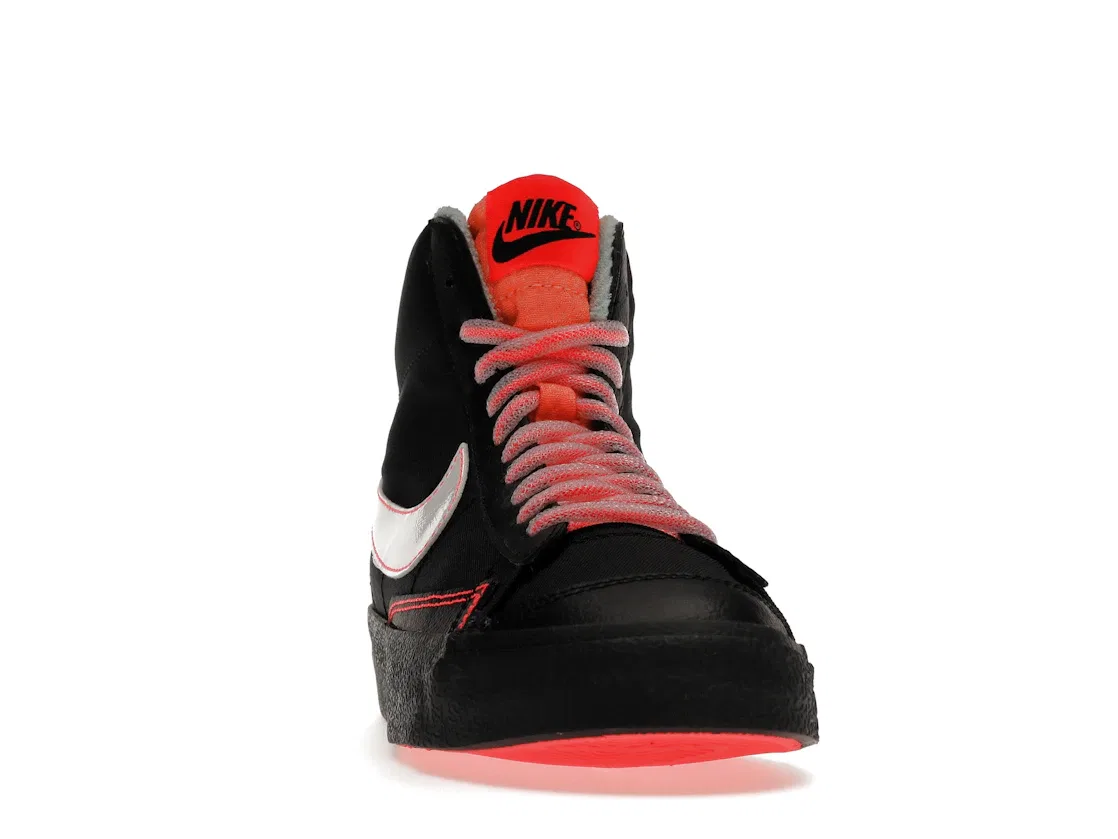 Детские кроссовки Lifestyle Nike Blazer Mid '77, Black/White/Flash-Crimson — фото 2