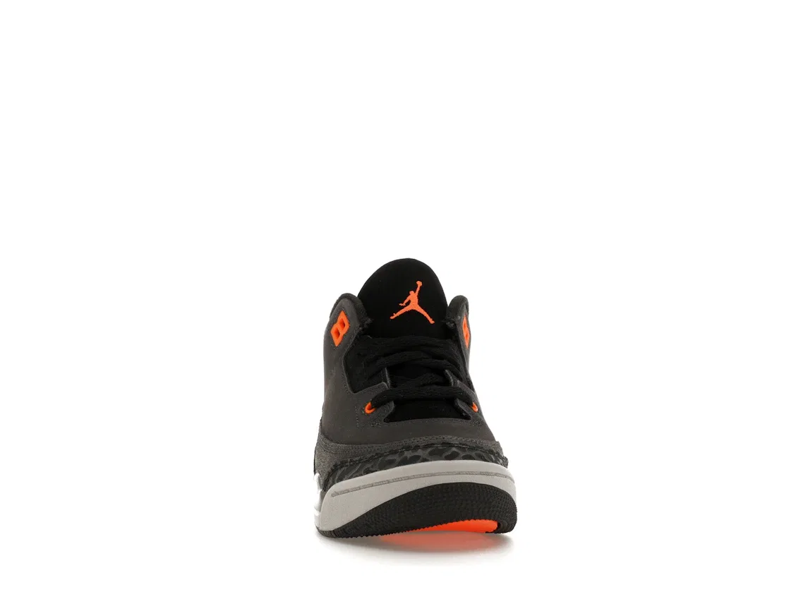 Детские кроссовки Lifestyle Fear Pack Jordan 3 Retro Jordan, Night Stadium/Total Orange-Black-Flat Pewter-Neutral Grey — фото 2