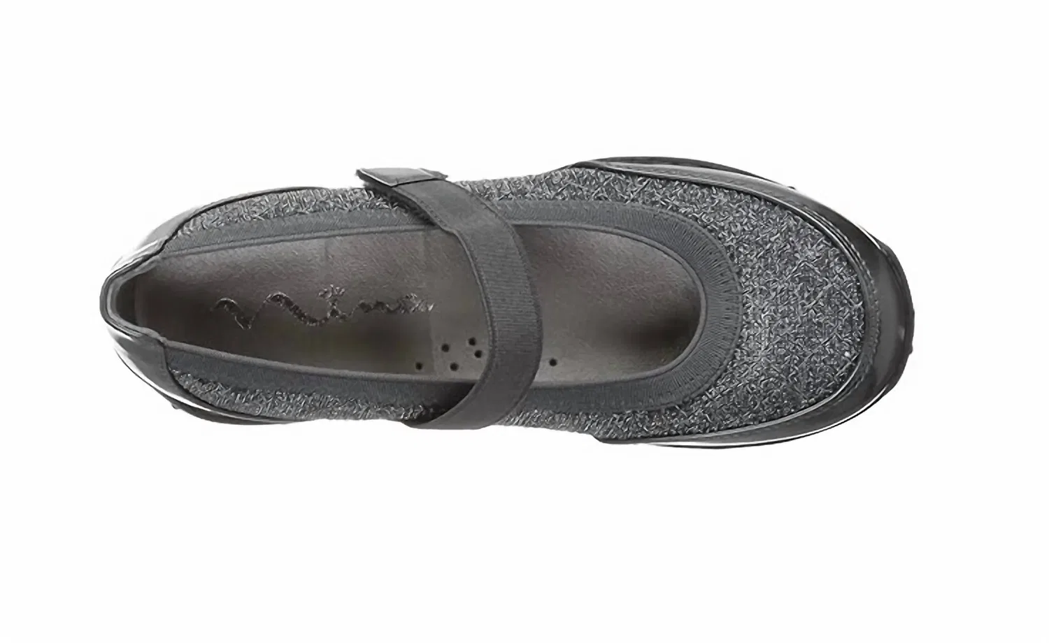 Детские туфли для девочек Мэри Джейн с блеском Ada Mary Jane Nina Kids, Pewter — фото 4
