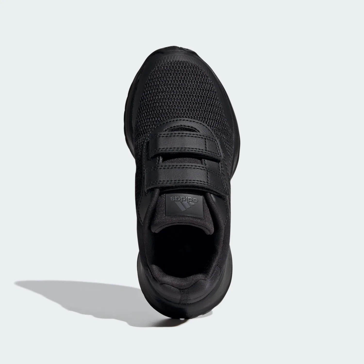Детские кроссовки с липучками Tensaur Run Adidas, Schwarz Dunkelgrau — фото 2