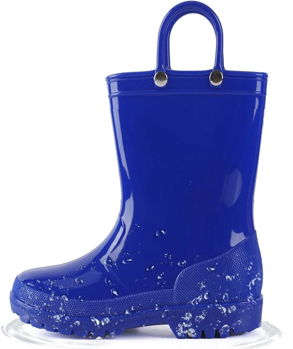Детские резиновые сапоги для мальчиков HugRain, Blue