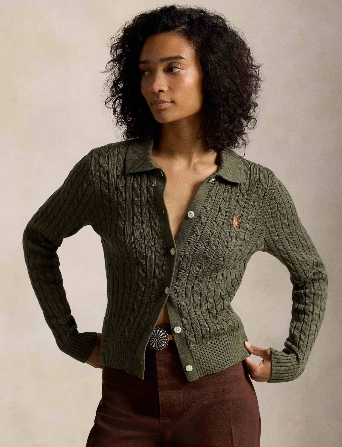 Кардиган Polo Ralph Lauren, Verde Oliva
