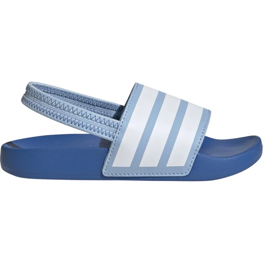 Детские сланцы с двумя ремешками Adidas ADILETTE Estrap C, Сине-белый