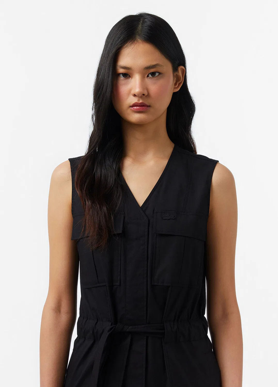 Платье Lacoste Classic Fit, черный — фото 2