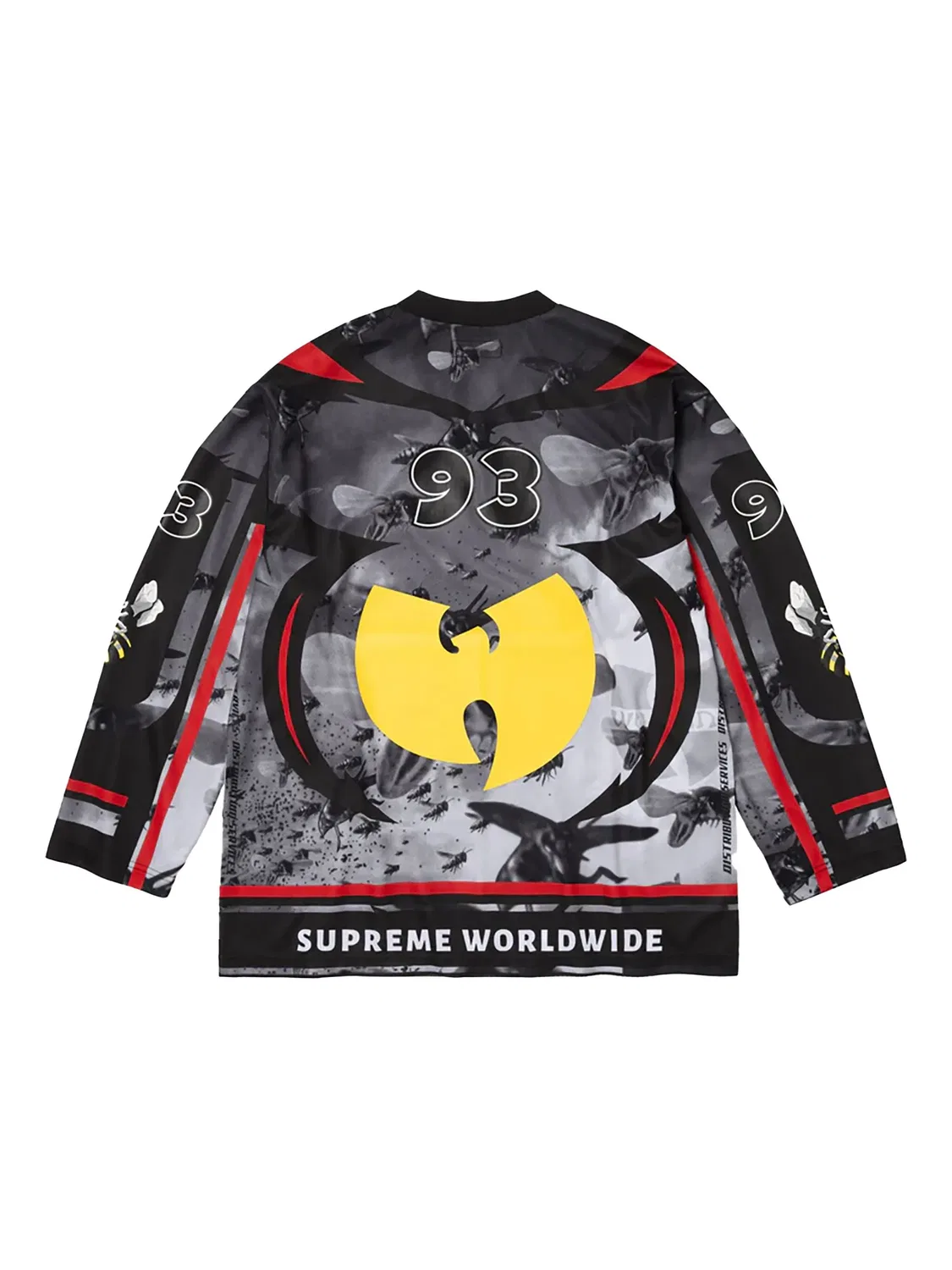 Футболка с длинным рукавом Wu-Tang Clan Supreme, серый — фото 2