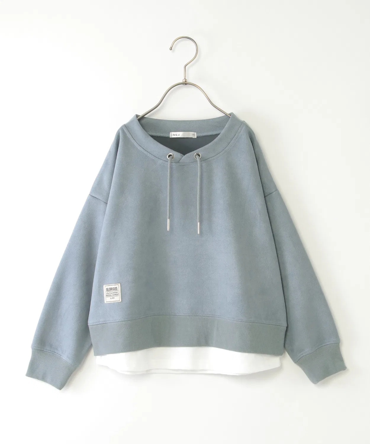 Детская футболка с имитацией многослойности, модель Louie Layered, ikka, Blue