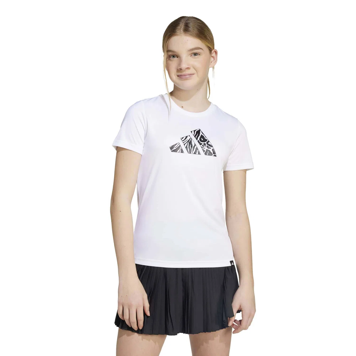 Детская футболка с принтом Adidas Sport Jg Animal T Adidas, Color Weiss — фото 2