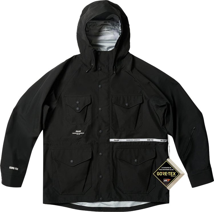 Парка Palace x Engineered Garments GORE-TEX Field Parka 'Black', черный - фото