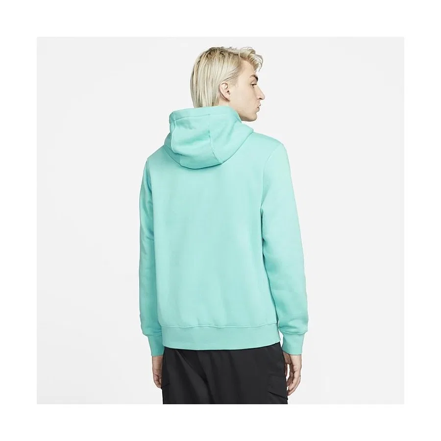 Мужской свитшот с капюшоном Sportswear Club Fleece Pullover Nike, Зеленый — фото 3