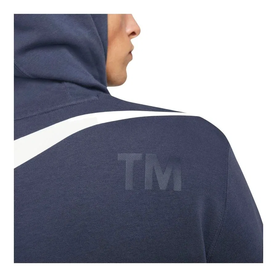 Мужской худи с капюшоном и принтом Swoosh Nike Sportswear, Темно-синий — фото 4