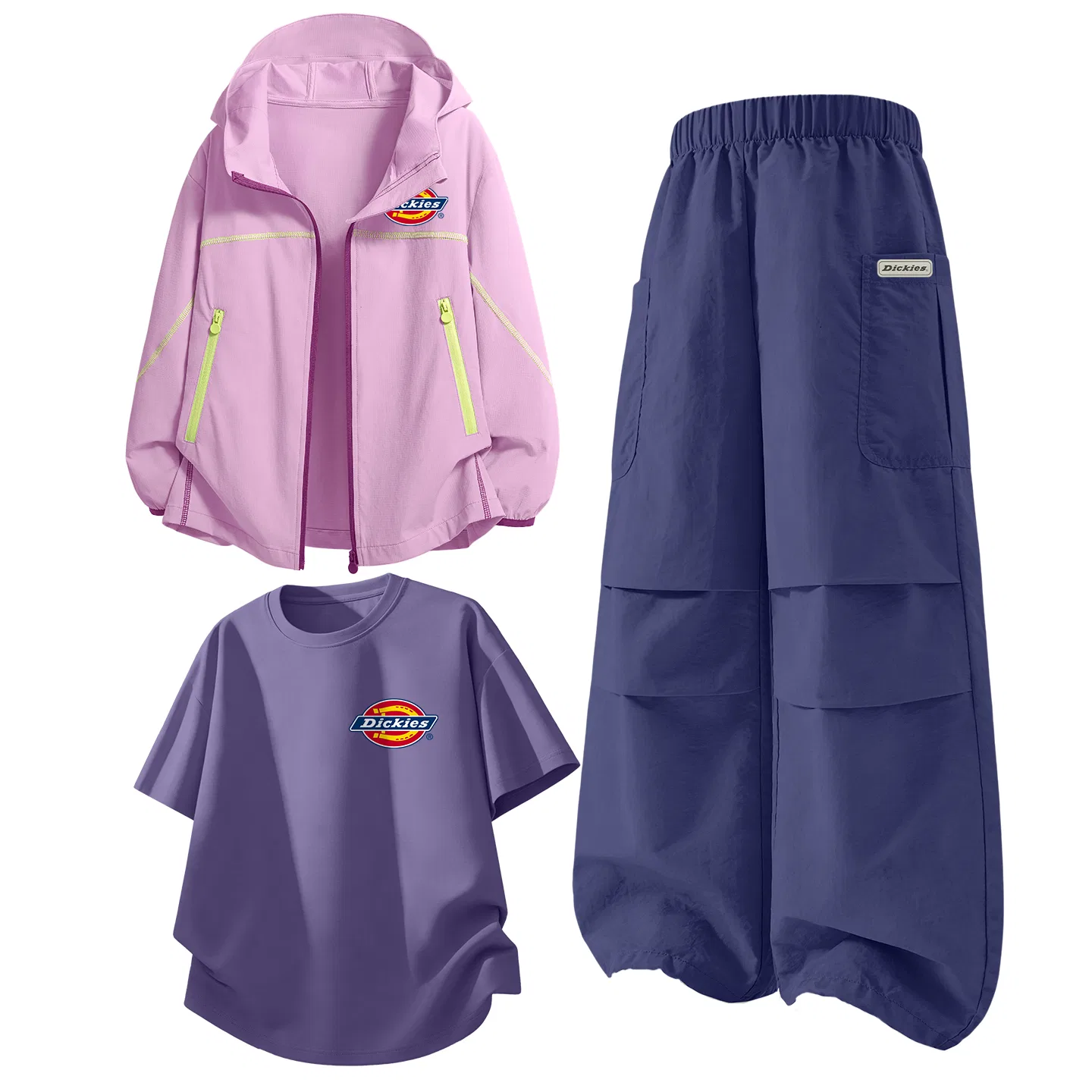 Детский комплект из 3 предметов Dickies, Green/Black/Milk Green — фото 3