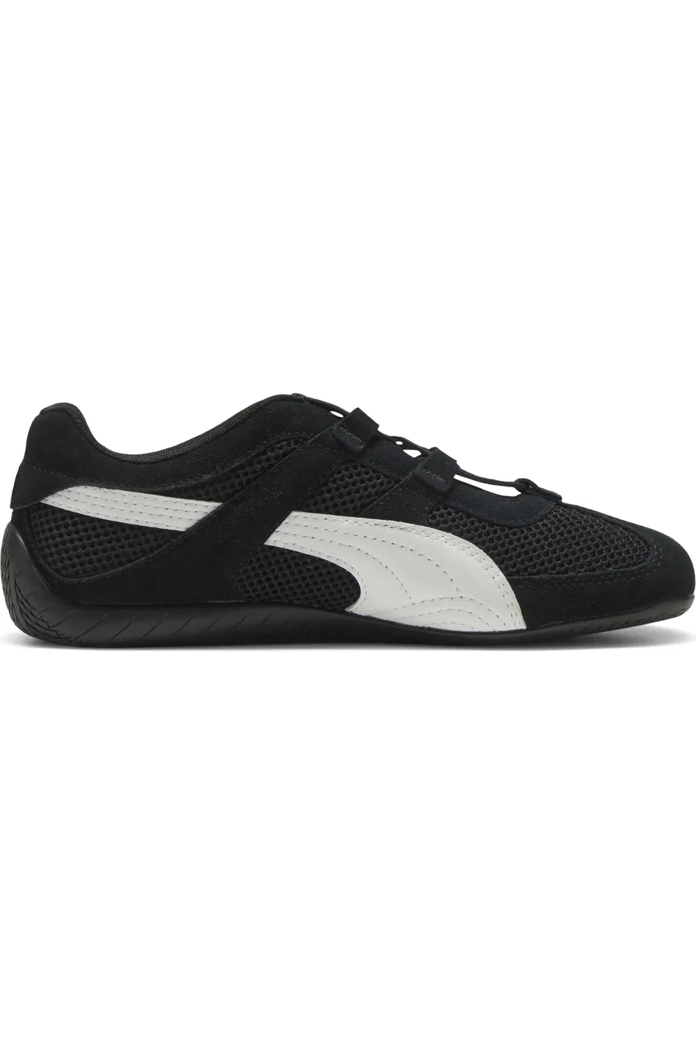 Детские кроссовки на шнурке-эластике Speedcat Go PUMA, Puma Black/Puma White — фото 2