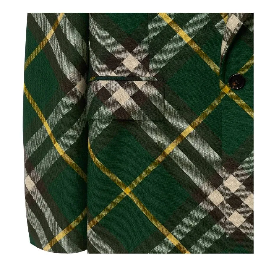 Блейзер из шерсти Tailored Check Pattern Wool Blazer Burberry, Ivy Ip Check — фото 3