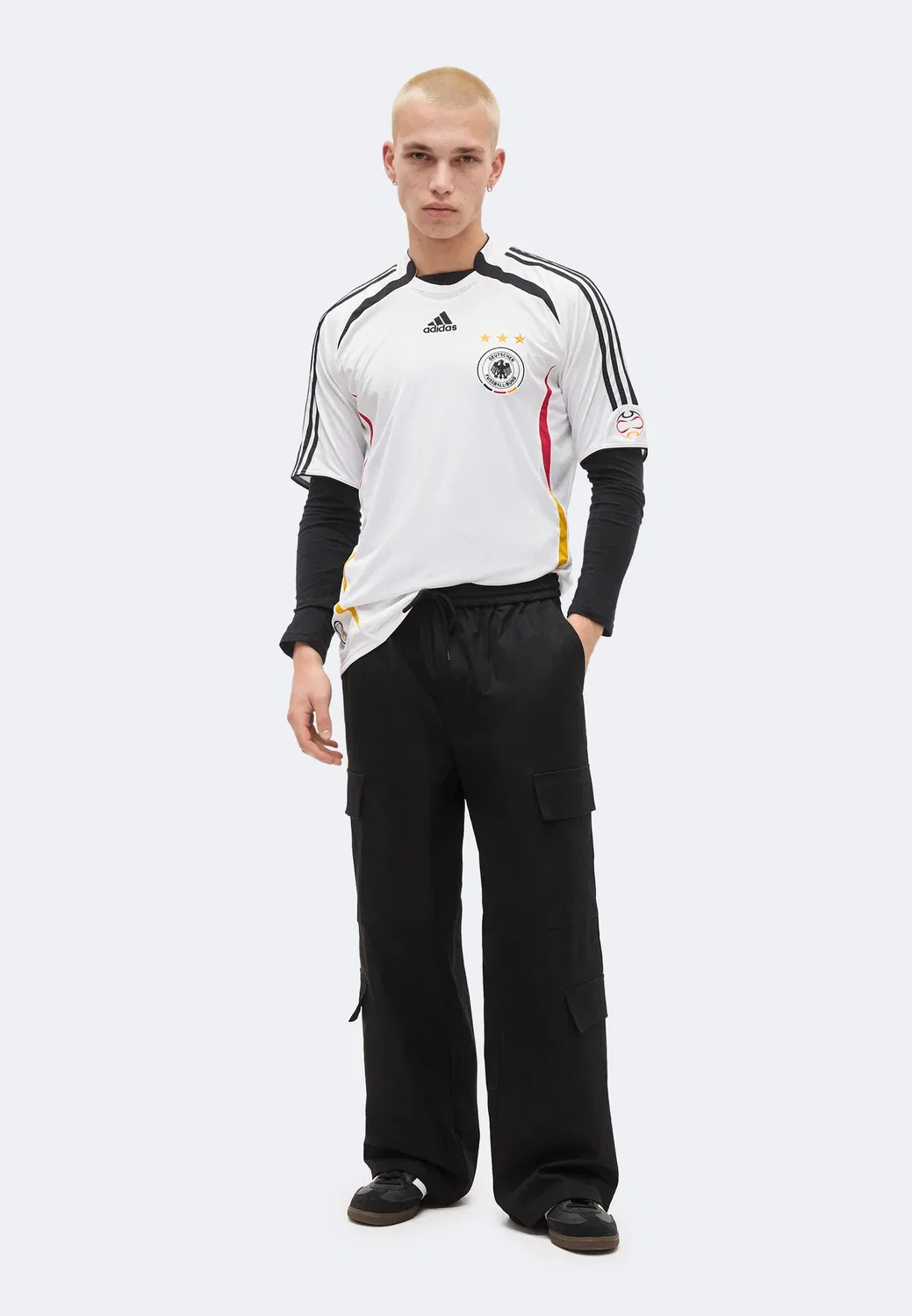 Домашняя футбольная форма сборной Германии 2006 года Adidas Originals, White — фото 2
