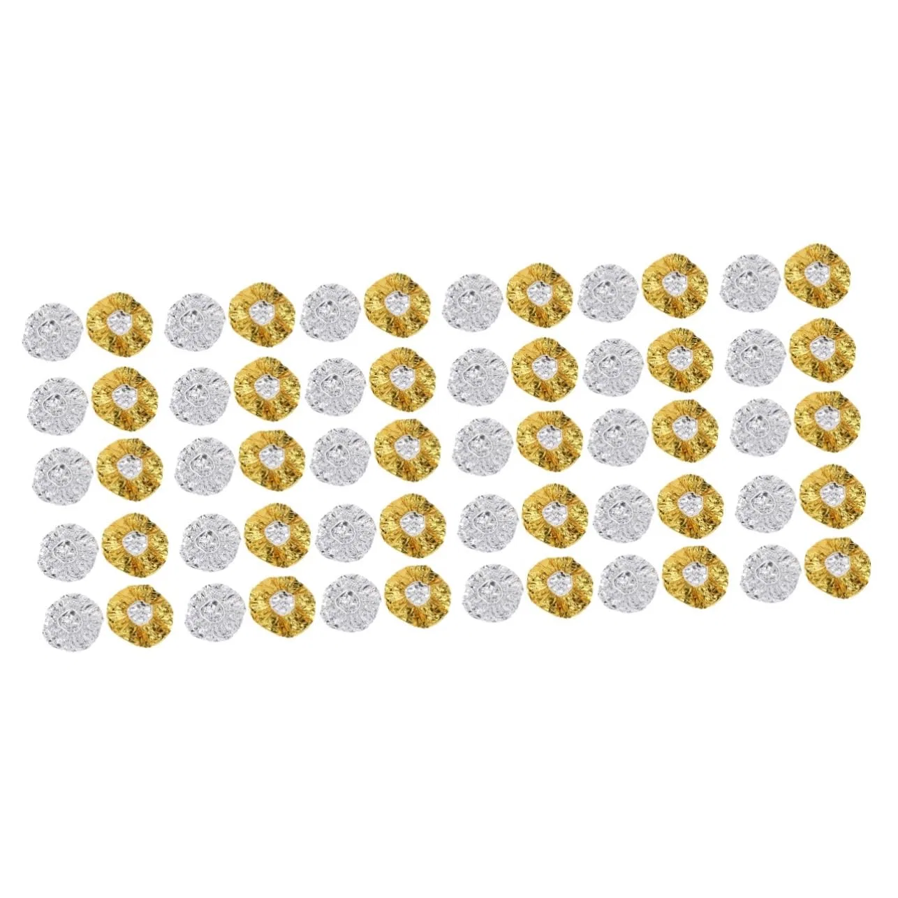 Шапочка для душа из фольги, Beatifufu, 20 шт × 3, 28x28см, farblich sortiert
