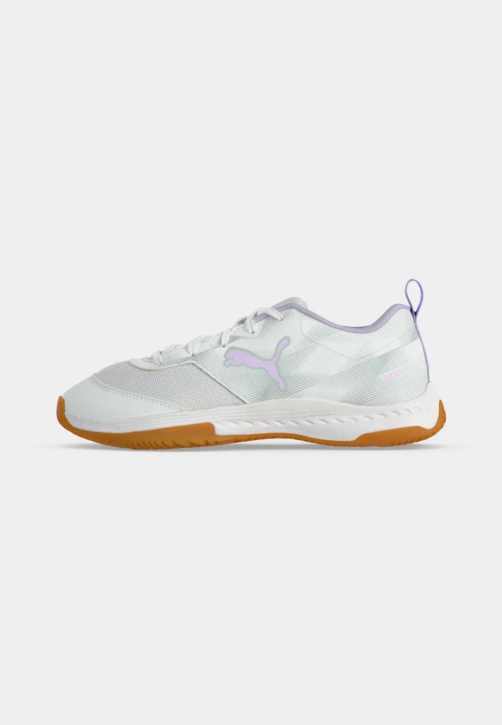Кроссовки Varion 3 jr унисекс - теннисные кроссовки для разных типов кортов Puma, White/Light Lavender — фото 2