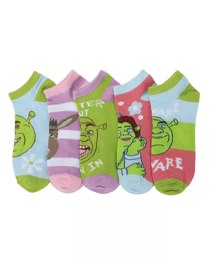 

Женские носки Friends, 5 пар, OSFA Shrek, мультиколор