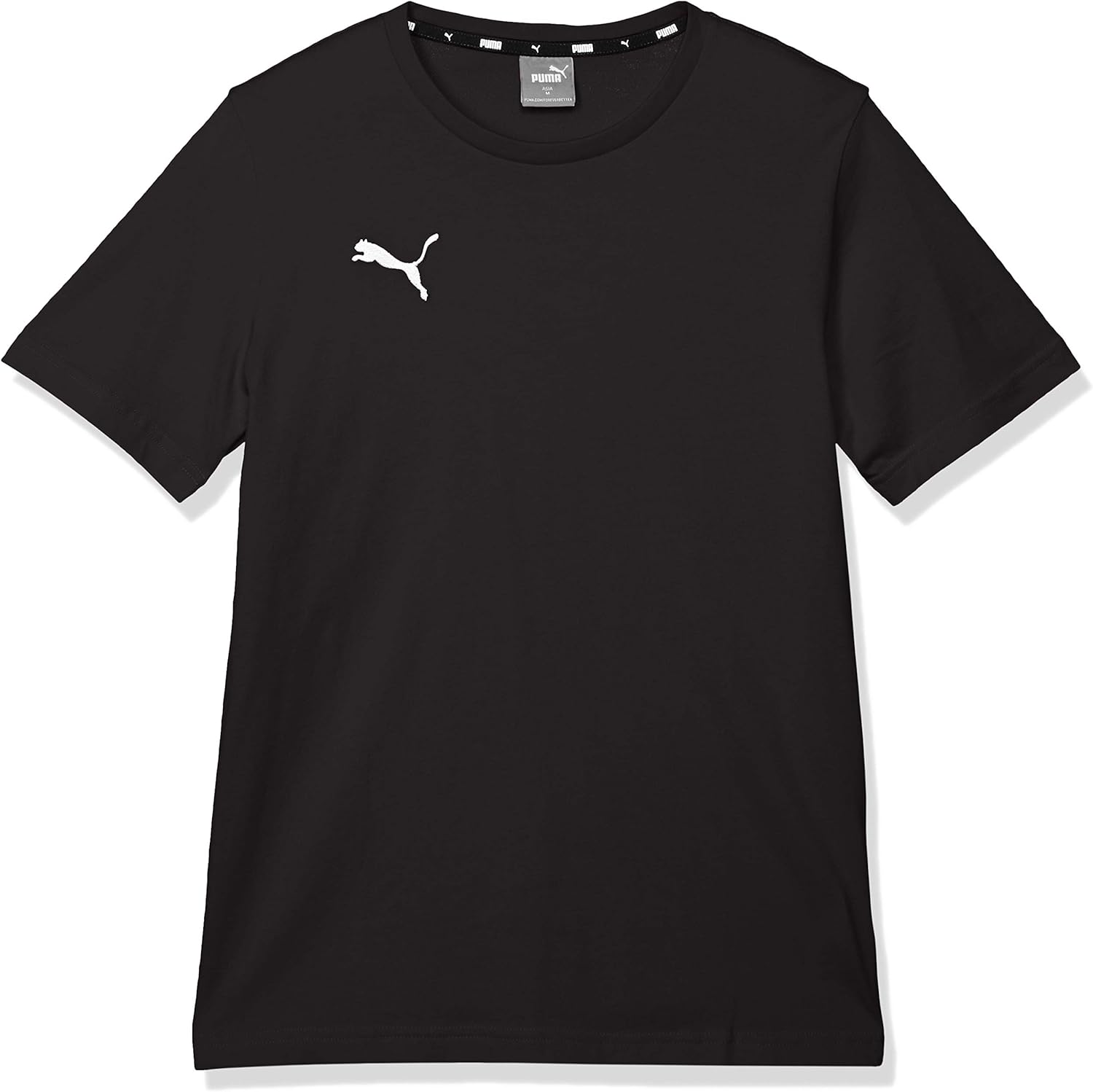 

Мужская повседневная спортивная футболка Puma TeamGoal 23 с коротким рукавом, эластичная ткань, белый/черный