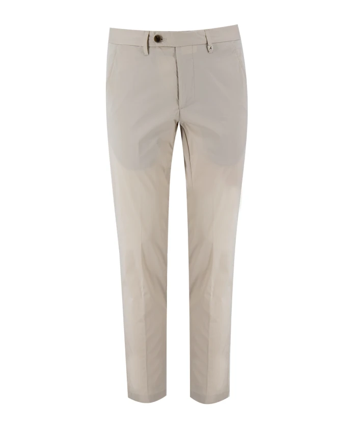 

Классические брюки зауженного кроя Myths, белый