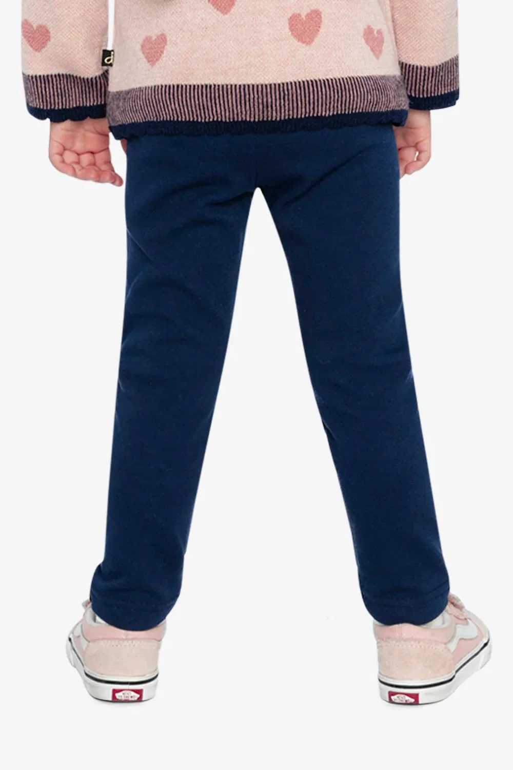 Детские леггинсы с аппликациями Royal Blue and Pink Deux par Deux, Royal Blue and Pink — фото 4