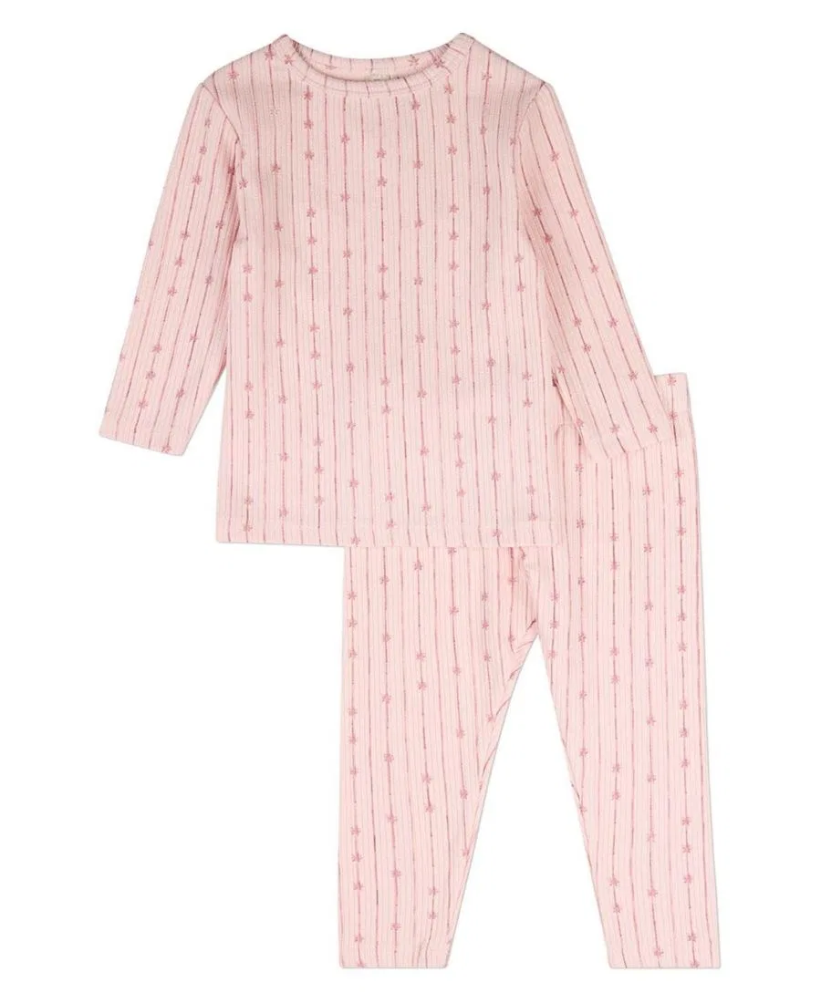 Комплект пижамы с принтом Star Light, Star Bright MeMoi, Barely Pink