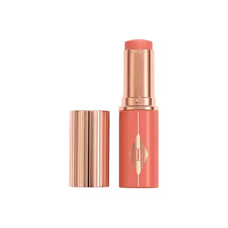 Женские румяна-стик с перламутровым сиянием Peachy Glow Charlotte Tilbury, Soft Pink Peach